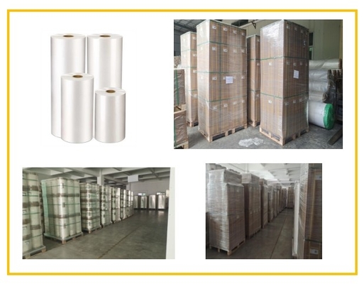 PET PVC সফট টাচ ল্যামিনেশন ফিল্ম 50-60℃ প্যাকেজিংয়ের জন্য রোল শীট