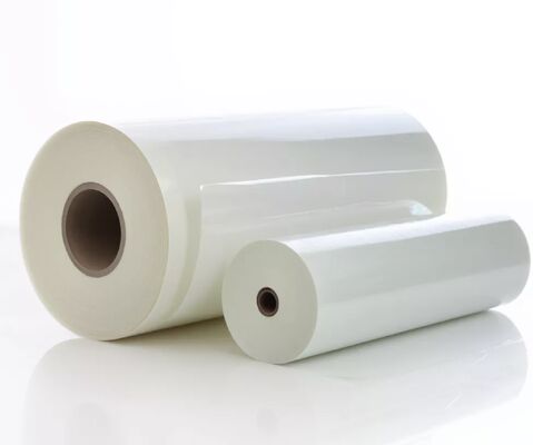 95-105 মাইক্রন বেধ সহ গ্লিটার ল্যামিনেশন ফিল্ম উন্নত স্থায়িত্বের জন্য মসৃণ ফ্রিজড ফিনিস এবং চামড়ার টেক্সচার