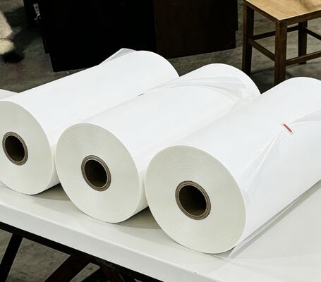 কোরিয়া থেকে 100% ইভিএ গ্লিটার ল্যামিনেশন ফিল্ম লেদার টেক্সচার এবং 95-105 মাইক্রন বেধ সহ টেকসই প্যাকেজিংয়ের জন্য