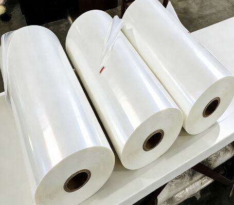 মুদ্রণ এবং প্যাকেজিংয়ের জন্য স্বচ্ছ হট ল্যামিনেশন ফিল্ম 4-30 মাইক্রন আর্দ্রতা প্রতিরোধী