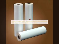 চকচকে বা ম্যাট বিওপিপি তাপীয় লেমিনেশন ফিল্ম, কাগজের সাথে স্তরায়ণ, চকচকে ফিল্ম সারফেস ফিনিশ চকচকে