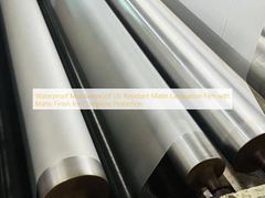 সম্পূর্ণ সুরক্ষার জন্য ম্যাট ফিনিশ সহ জলরোধী আর্দ্রতা নিরোধক ইউভি প্রতিরোধী ম্যাট ল্যামিনেশন ফিল্ম